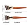 Makeup Brushes Foundation Brush Flat Head Wooden Handle Liquid Foundation Concealer Brush Women Face Base Makeup Beauty Tools