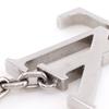 Louis Vuitton Portocre Key Ring M01192 LV Initials Silver Metallic Unisex Used