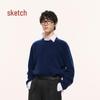 CROQUIS Men's Wool & Cashmere Long-Sleeve Sweater