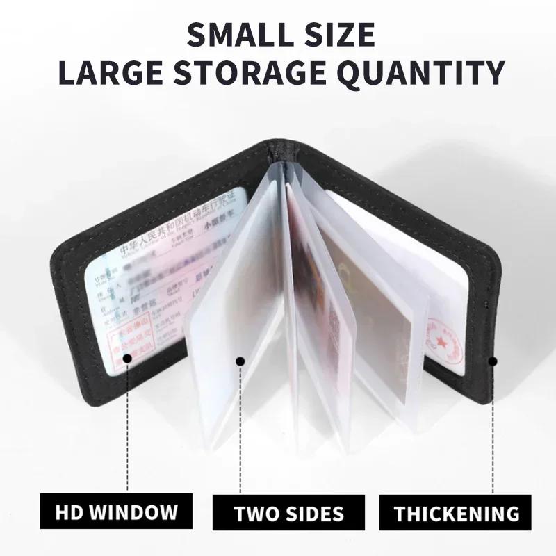 Car Sticker 2025 Hot For Ford New Car Driver License Bag Wallet ID Card Credit Card Bag For Ford Focus 2 MK2 3 4 ST Mondeo Festi