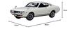 AUTOart 1/18 Scale Toyota Celica Liftback 2000GT (RA25) 1973 White Finished Product