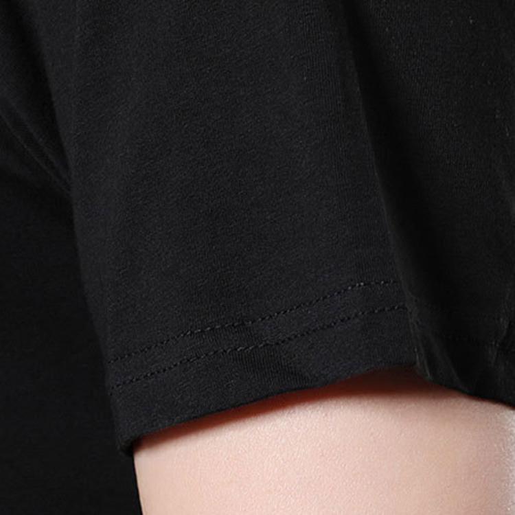 Puma Logo Print Short Sleeve T-Shirt Men Tops Black 579124-01