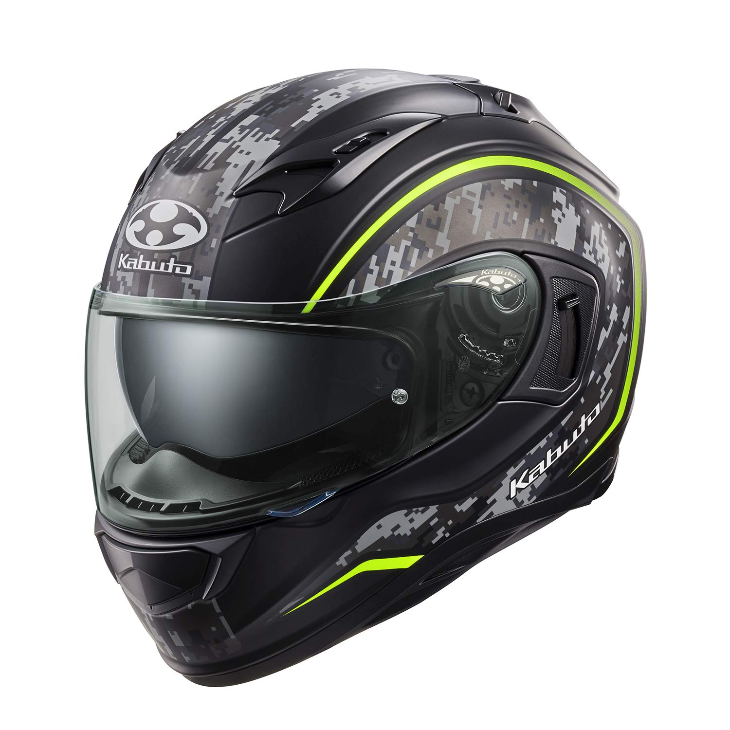 

OGK KABUTO Motorcycle Helmet Full Face KAMUI3 KNACK Flat Camo Yellow (Size XS)