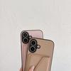 iPhone 17 Case: Lychee Pattern Leather Crossbody Lanyard Card Holder Protective Case for Apple 14 Pro