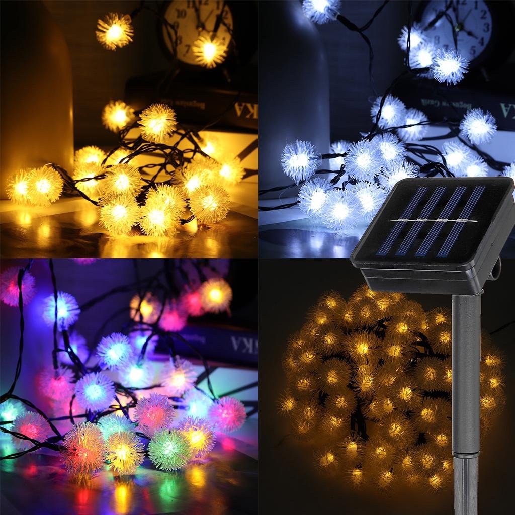 20-100Pcs LED Solar Power String Fairy Light Weeding Garden Outdoor Halloween Home Decor DIY
