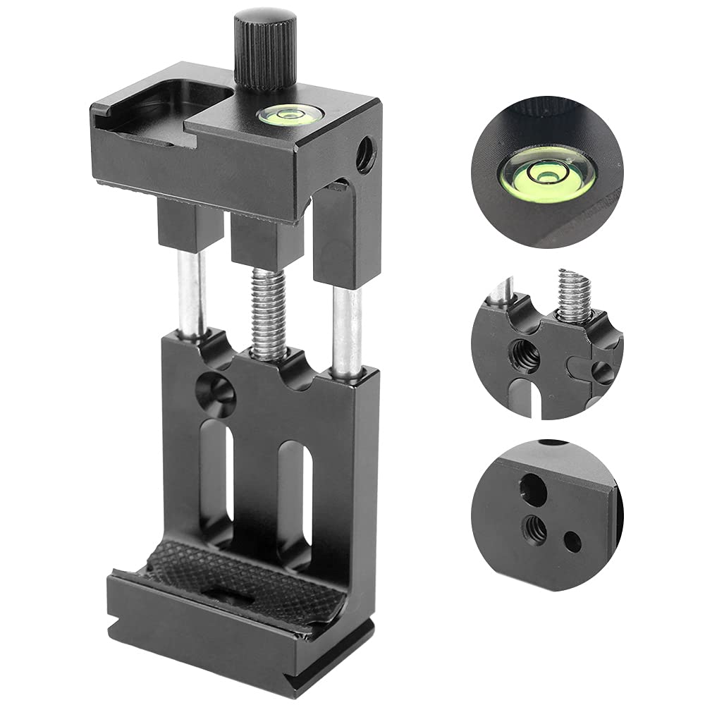 

Штатив для смартфона JEBUTU, изготовленный из штатива с башмаком, уровень Arca Swiss Standard Maho для смартфона с винтом, смартфон с металлическим винтом, смартфон с винтом