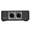 Active DI Box 2 Channel to Balanced XLR Output Multifunction Direct Box for Stage Guitar DJ Controller