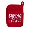 Christmas Oven Mitt with Storage Pocket Heat-Resistant Pot Holder