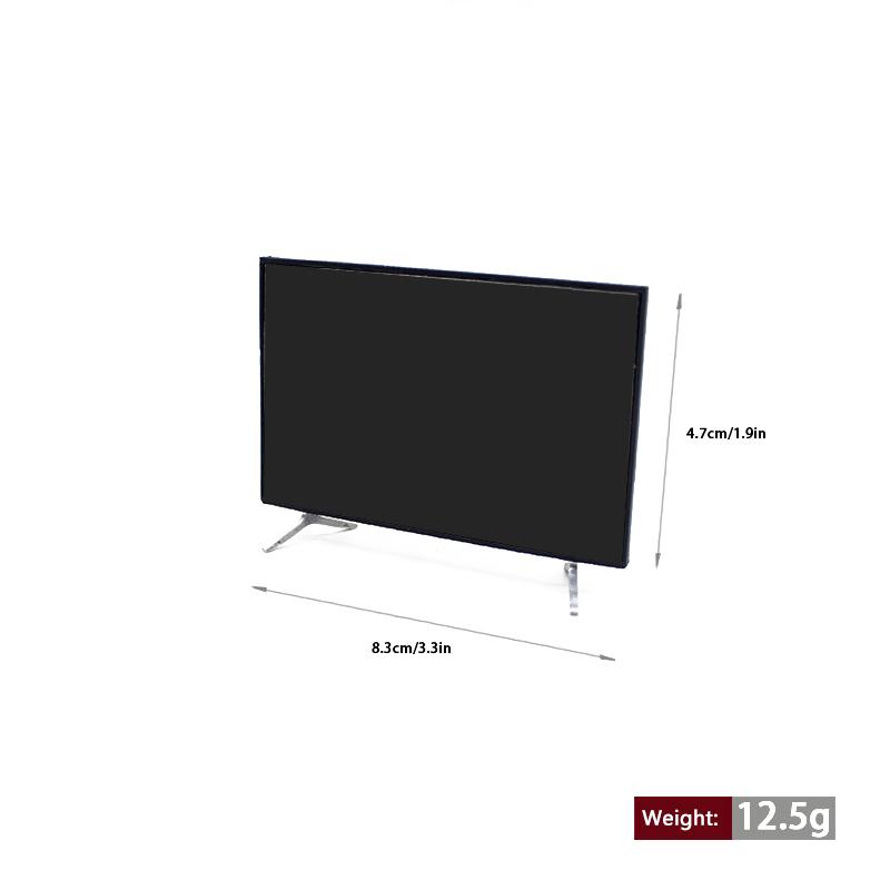 

1шт1:12 Симуляция Мини Симуляция ТВ Виджет Мини ТВ С Подставкой Модель Гостиная Настольное Украшение Подарок Поделки