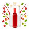 Butelka Szklana Fenice 200Ml + Korek Na Nalewki Oliwe Sok Wino Syrop