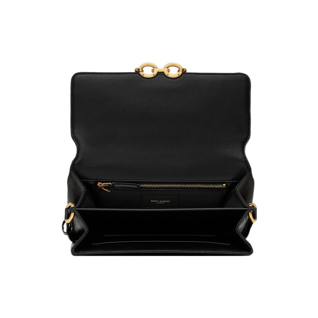 Saint Laurent Le Maillon Satchel Black Women Shoulder_bags 737354-AABVP-1000