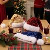 New Christmas sequin hat Christmas decorative atmosphere hat double-layer multi-color thick long haired sequin hat