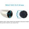 Faucet Aerators Water Saving Faucet Tap Nozzle M24 M21 M18 M16 Thread Replaceable Faucet Thread Adapter Bathroom Parts