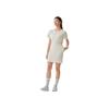 Skechers Godri Simple Knitted Breathable Sports Short Sleeve Dress Women dresses Tofu-White P225W175-0211