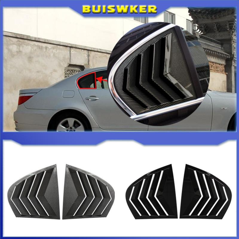 For BMW Car Styling Rear Window Louvers 5 Series E60 2004-2010 Rear Triangle Window Shade Spoiler Bodykits
