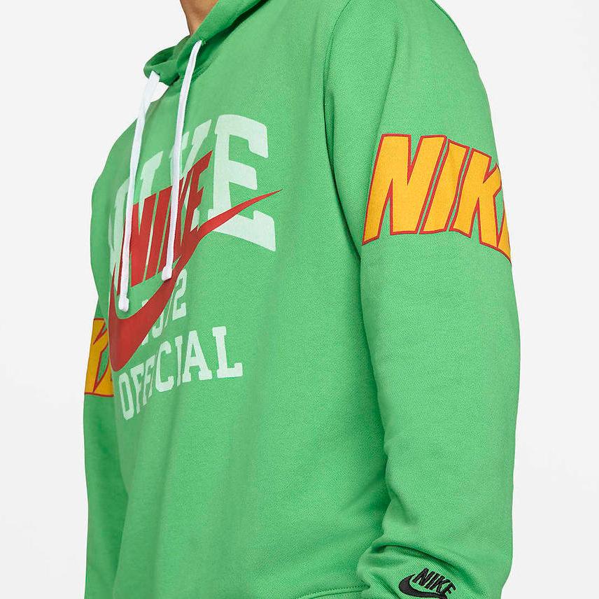 Nike Logo Hooded Long Sleeve Sweatshirt Men sweatshirt Light-Green DD6169-362