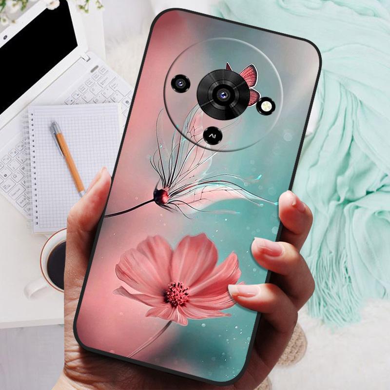 For ZTE Blade A76 5G Z2469N Case TPU Soft Rose Panda Cute Silicone Case Covers For ZTE Blade A76 A 76 BladeA76 5G Phone Cases