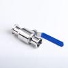 Food Grade 304 Stainless Steel Quick-Connect Ball Valve