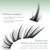 6/28 Rows Eye Manga False Eyelashes Large Capacity Tapered Thick Segmented Individual Cluster Lash Extensions Enlarge Eyes