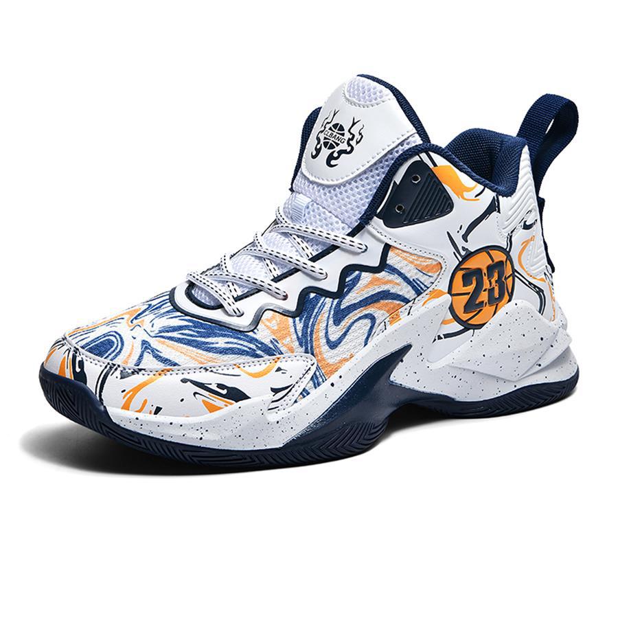 Basketball Shoes Men's High Top Teen Students Casual Shoes Sneakers Running Mesh Training Shoes