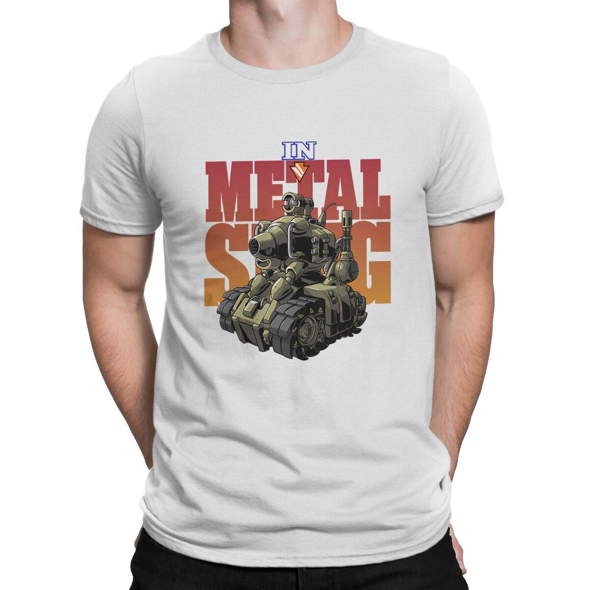 

Metal Slug Game Essential T Shirt Vintage Punk Mens Tshirt Polyester Streetwear S