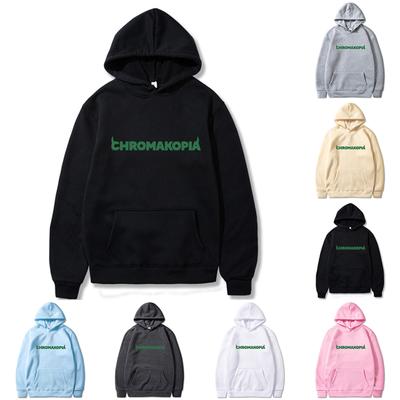 Unisex Fashion Casual Long Sleeved Round Neck Loose Plush Pullover With Rope Hoodie