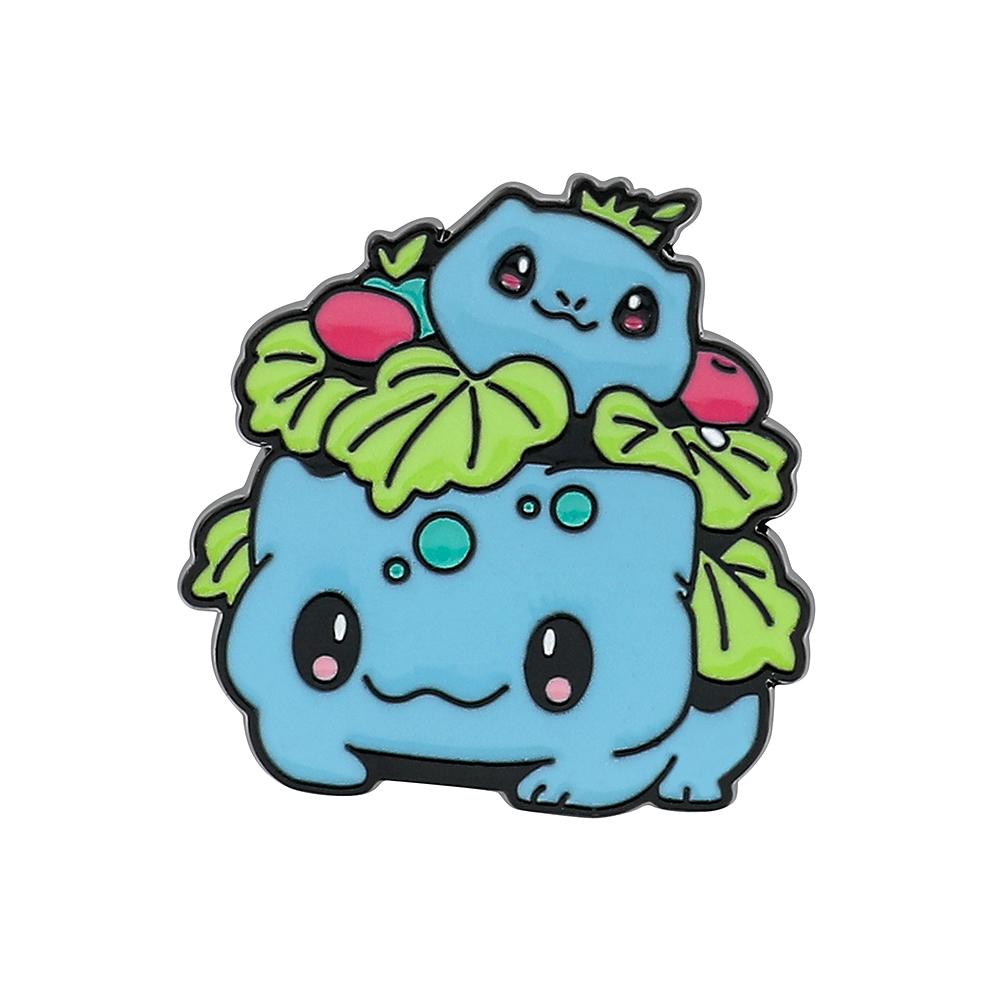 

Enamel Brooch designed for Children Cartoon Psyduck Bulbasaur Anime Action Figures Pikachu Charizard Jewelry Birth Date Present