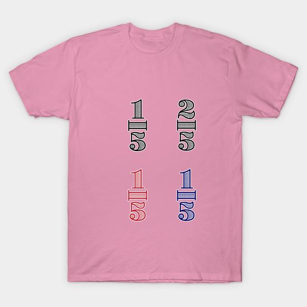 Koszulka damska jedna piąta druga piąta czerwona piąta niebieska piąta koszulka w stylu harajuku Kawaii koszulka letnia koszulka damska z krótkim rękawem Top Tee