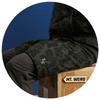 SECOND CORNER 2C Men'S Camper/Hunter Graphic Winter Padded Shorts + Waist Belt/Pouch Neymar