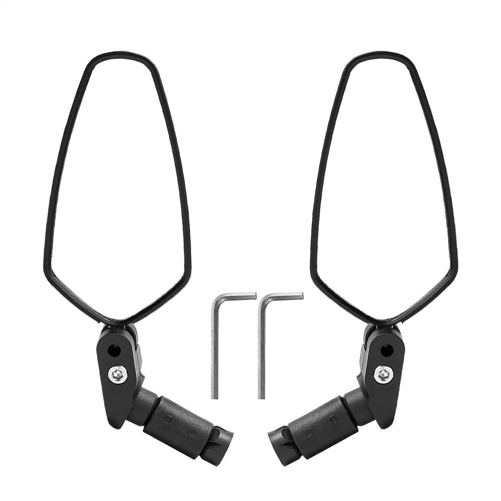 

1 Pair Bicycle Handlebar Plug Rearview Mirror For 17.4-22mm Bike Handlebar Mirrors Road Bike Rear Mirror Cycling Bike Accessory чёрный