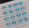 Hervorragende, beste Farbe, normaler Schliff, natürlicher himmelblauer Topas, 20-teiliges komplettes Schmuckset, facettiert, lose, kombinierter Edelstein zum besten Preis