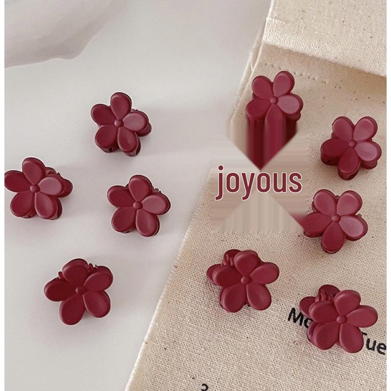 Black Mini Claw Hair Clips for Bangs and Stray Hair