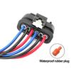 6Pin For Fiat 500X 2014 - 2024 Rear Tail Light Lamp Connector Pigtail Plug Prewired Wiring Harness Cable 2020 2019 61132359993