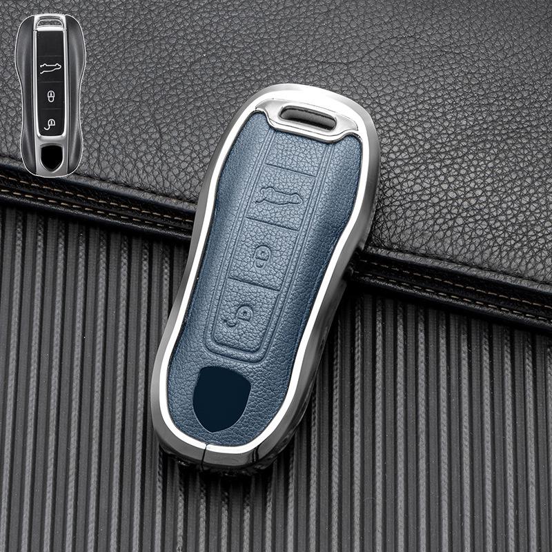 Porsche 911, Cayenne, Panamera, Macan, Taycan Metal Key Case - New Energy Series