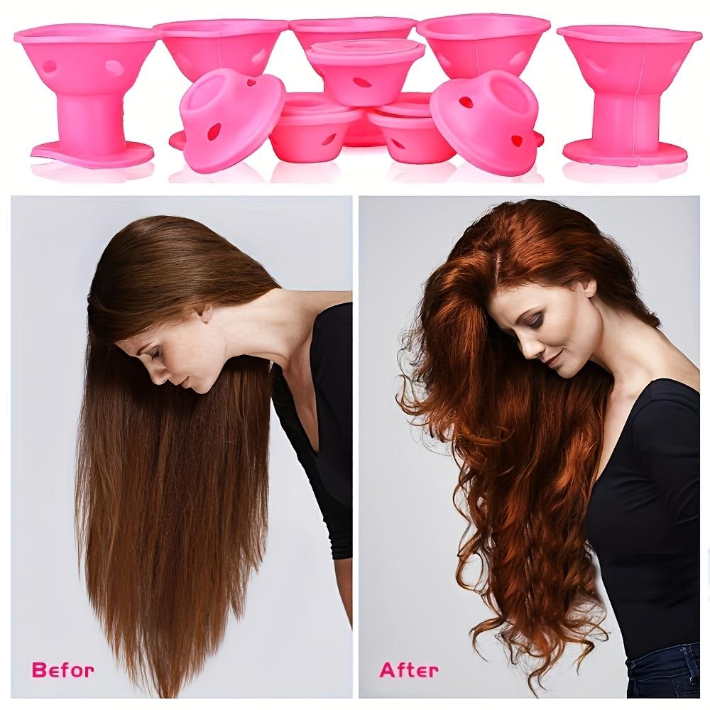 20PCS Silicone Hair Curler Mushroom Hair Curler Bell Hair Curling Artifact Lazy Hair Curler