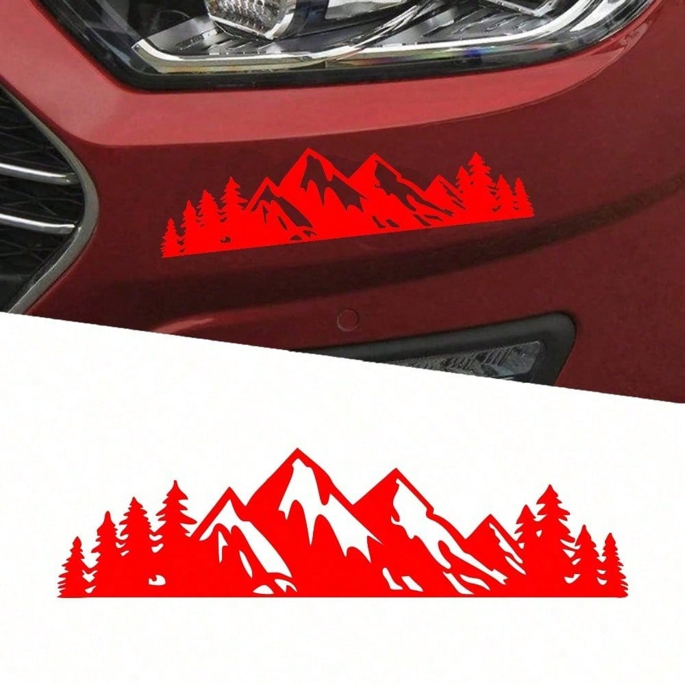 Hot Selling Stickers Forest Snow Mountain Off-Road Modified Car Logo Decorative Stickers Pull Flowers Personalized Car Stickers