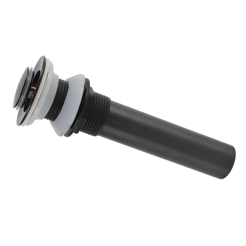 Matte Black Finish Drain Stopper Push Bounce Basin Sink Drain Sink Drain Stopper Kitchen Use