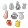 4/5/6/8/9/10/12/14Pcs/Set 3D Flower Vase Fridge Magnet Home Office Kitchen Locker Refrigerator Mini Ceramic Vase Magnetic Decoration Ornament
