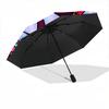 1pc Stained Glass Automatic Open/Close Umbrella - Compact Travel Umbrella, Gift for Birthday, Holiday Yy260106039