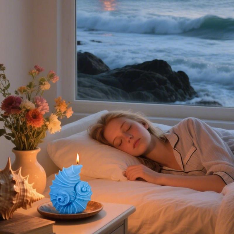 Silicone Molds Ocean Styles Candle Molds Handmade Epoxy Resin Molds 3D Conch Castings Molds Plasters Molds