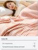 Bamboo Cotton Houndstooth Quilt: Antibacterial, Soft, Breathable, Air Conditioning Blanket