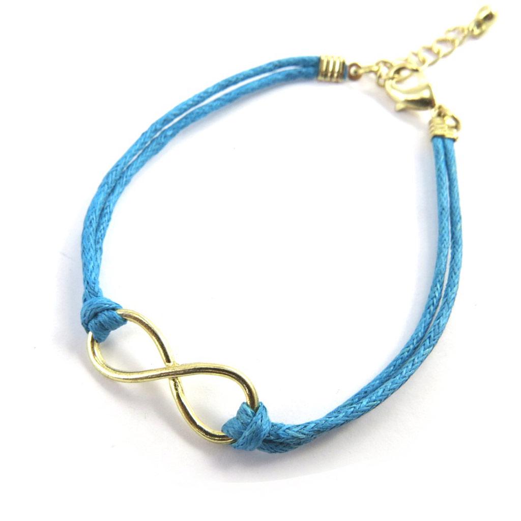 Les Trésors De Lily [M6169] - Turquoise 'Infini' Ethnic Bracelet