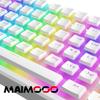 MAIMOOO Russische Pudding Tastenkappen Transparente Tastenkappe OEM PBT Tastenkappe 117/134 Tasten für /84/87/96/98/104 Mechanische Gaming-Tastaturen