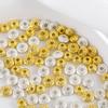 10pcs/lot Textured Saucer Shaped Copper Spacer Beads Lantern Beads Bracelet Necklace Separator DIY Beading Jewelry Accessories