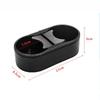 Car Dual Cup Holder Multifunctional Phone Mount Anti-Slip Storage Organizer Ideal for Family Travel Commuting
