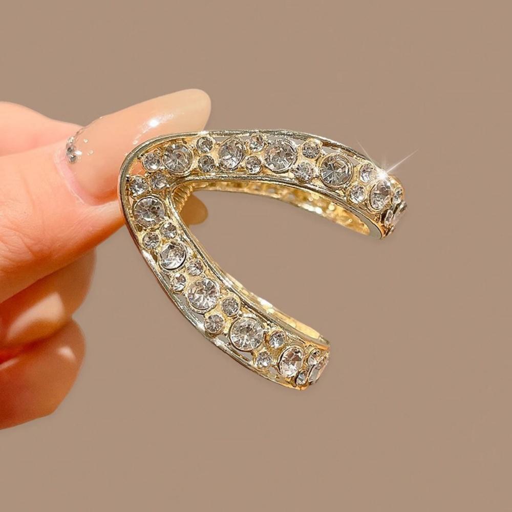 Hollow Geometric Hair Clips Metal Hair Claw Cross Hair Clips Fashion Hair Crab Women Girls Hair Accessories