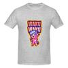 Waku Waku Gaming Design Retro Hong Kong Style Tshirt Fresh And Simple Original Short Sleeve