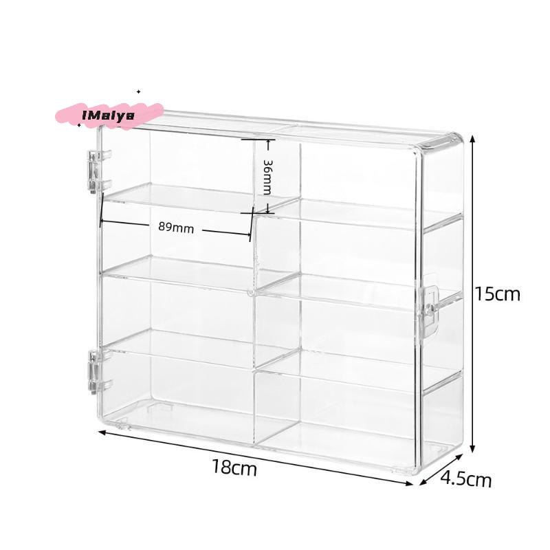 M-1Pcs Car Model Dust-Proof Display Stand Transparent Toy Car Placement Box Compact Car Model Storage Display Box