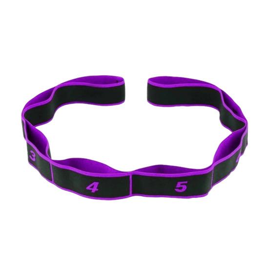 

Ремень для растяжки для йоги с 8 петлями, пилатес, балет, танцы, гимнастика, тренировка гибкости, эластичная лента, тренировка, упражнения, физиотерапия, эластичная лента для сопротивления