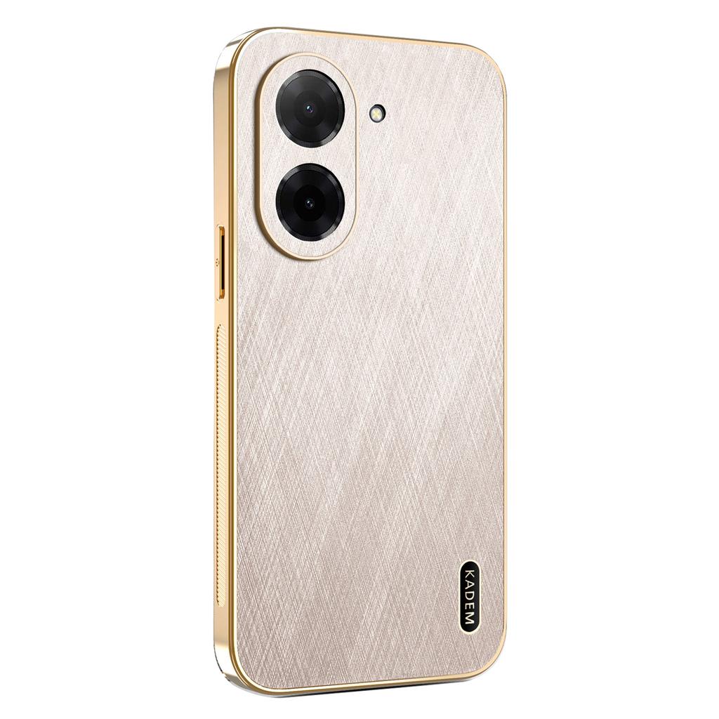 KADEM For Xiaomi Redmi A5 NFC (173.45mm) Case Electroplating Silk Texture PU+TPU Phone Back Cover
